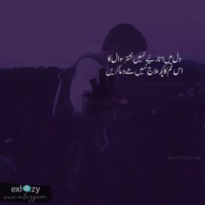 Sad poetry in urdu 2 lines