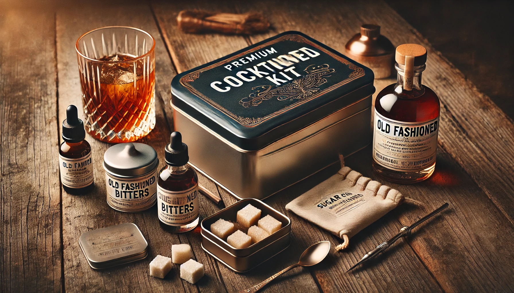 old fashioned cocktail kit